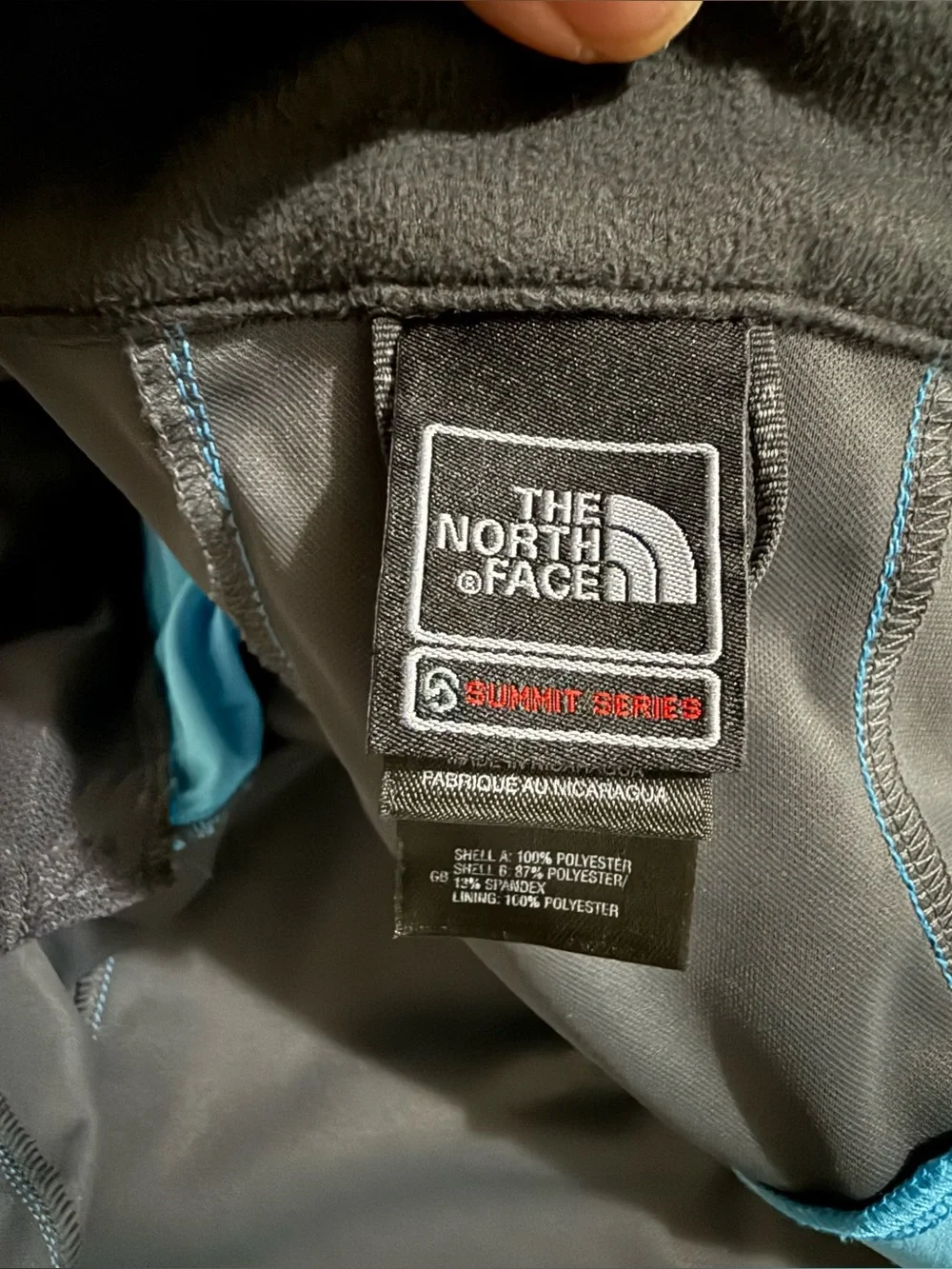 The North Face Bright Blue Jacket S Women’s Summit Series Windstopper Softshell